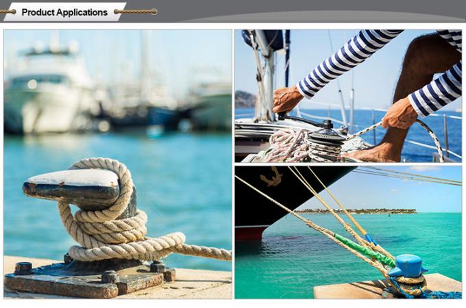 ナイロン係留行48mmx220mの大綱8の繊維の編みこみのヨット ロープを繋ぎ止める 8