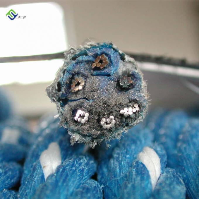 6つの繊維の漁網の組合せワイヤー ロープPPの単繊維16mm 1