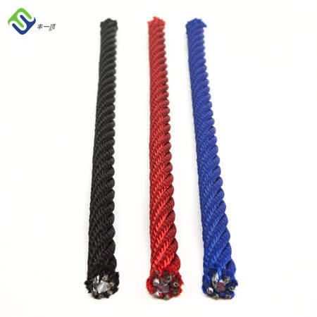 6つの繊維の漁網の組合せワイヤー ロープPPの単繊維16mm 4