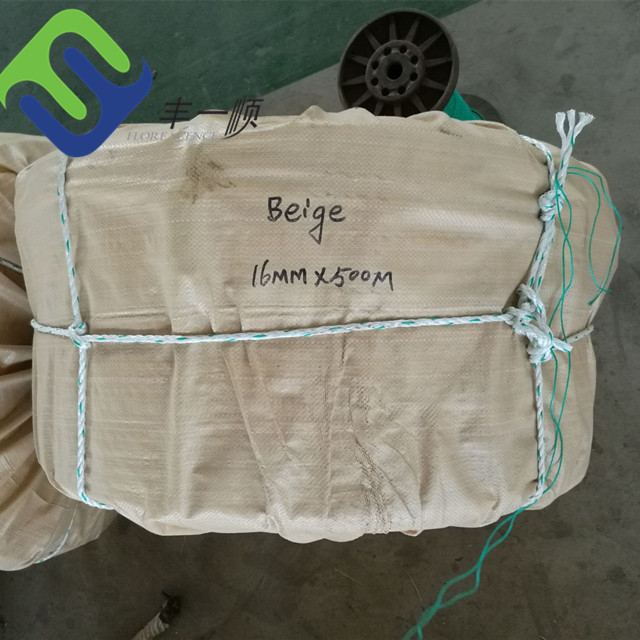 16mm 6本糸 PETまたはPP 露天組合せ遊び場ロープ 登り網 15