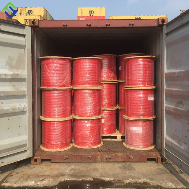 16mm 6本糸 PETまたはPP 露天組合せ遊び場ロープ 登り網 17