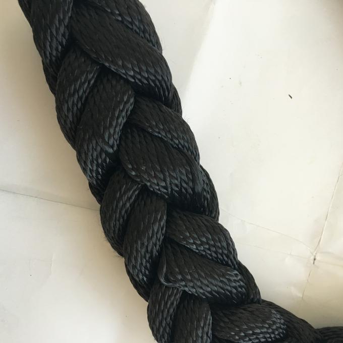 ホワイト 53mm 8 ストランド ポリエステル ボート ハーバー 敷設 繊維 牽引 固定 強いロープ 海洋用 4