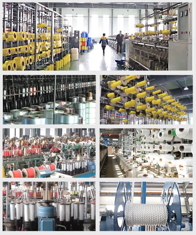 ホワイト 53mm 8 ストランド ポリエステル ボート ハーバー 敷設 繊維 牽引 固定 強いロープ 海洋用 12