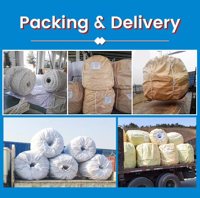 船舶の牽引とドッキングのためのダブルブレイクされたナイロンアンローリングロープ 5