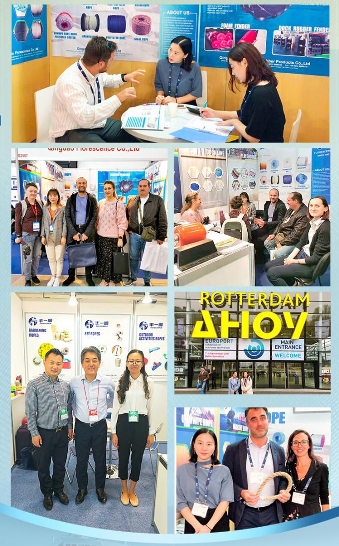 高強度 10mm 12mm 12 ストランド Uhmwpe 繊維ウィンチ 帯状線 海上帆ロープヨット 9