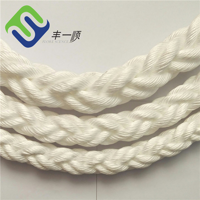 熱売 8 糸 編み ポリエステル 固定 ロープ 両端 に 柔らかい 目