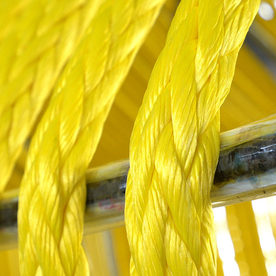 中国 12 糸 UHMWPE 固定ロープ 重船産業用 高強度