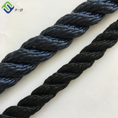 12mm x200m 3 糸 白色 海上用ロープ ナイロン用ロープ 指先付き