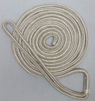 1/2×15×ドックライン 海上 双重編みナイロンドックライン 12×アイレット