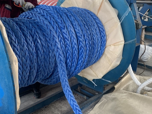 12 糸 UHMWPE 合成ロープ UHMWPE 船用ロープ