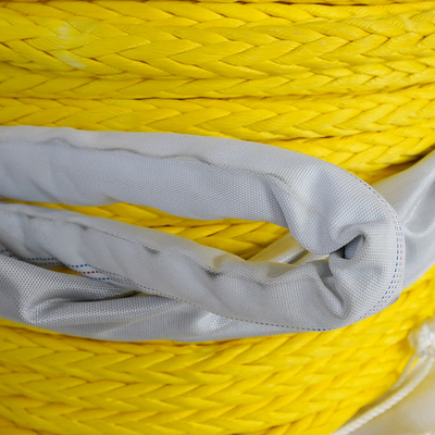 黄色色 12 糸 UHMWPE 編み目 26mmx250m