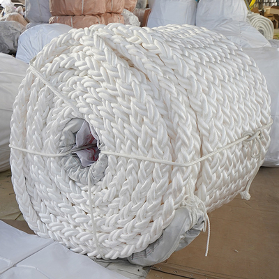 8 糸 64mmx220m ナイロンポリアミド 帯状ロープ 各側でスプリンクループ