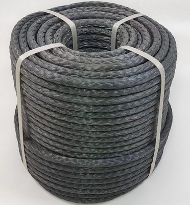 紫外線耐性 60mm 12スレッド 合成繊維 UHMWPE 100mの帆船用ロープ
