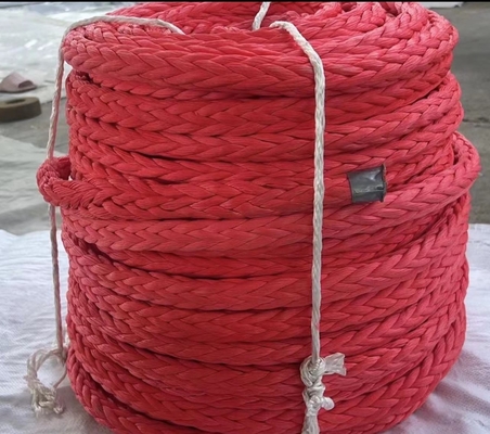 高張力 12 糸 編み込み Uhmwpe 船 固定 ロープ 引越し ロープ