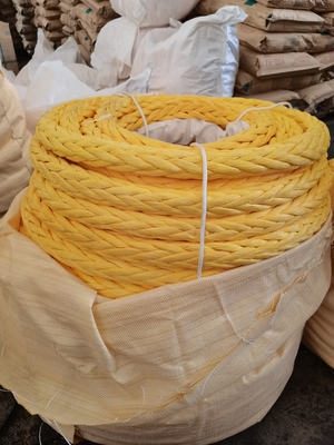 12 糸 UHMWPE 海用ロープ 高強度浮動