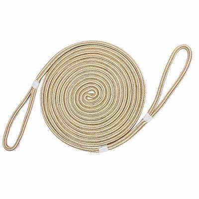 Double Braided Marine Rope 3/8" X 15' Dock Line for Shoreline Use