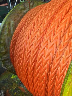 カスタムカット長 高い耐薬品性 マリングレード UHMWPE ホーサー 高い破断強度