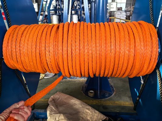 12 Strand UHMWPE Synthetic Rope 200m 15mm Winch Line for Marine and Industrial Applications