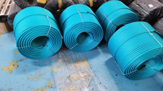 6本糸で編みられた 500m 露天遊び場 コンビニロープ