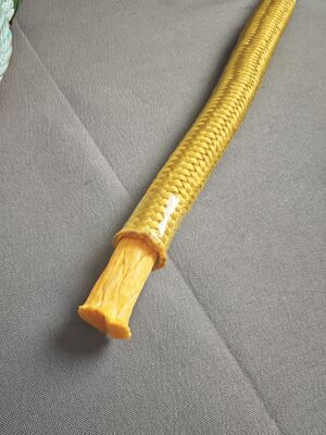 UHMWPE 12 スレッドロープコアとダブルブレイディングポリエステルカバー ボートアンカリングとアンカリングのための 4mm-60mmのカスタマイズされたサイズ