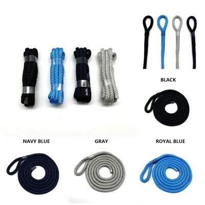 青色 16 ストランド ダブル 帯状 ナイロン 固定 ドック ライン と アンカー ライン ロープ 6mm-60mm ホット 販売