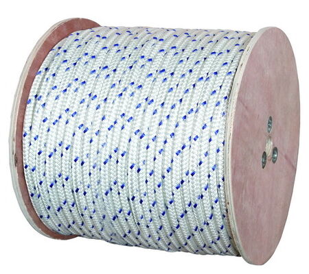 青色 16 ストランド ダブル 帯状 ナイロン 固定 ドック ライン と アンカー ライン ロープ 6mm-60mm ホット 販売