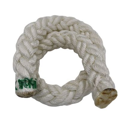 Marine Polyester Rope 8 Strand Braided 64mm 72mm Low Stretch for Mooring and Sailing Rope