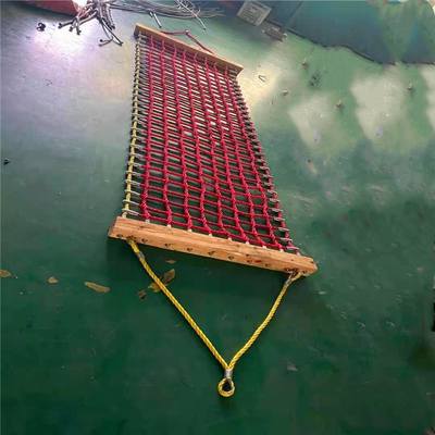 カスタマイズされた子供のハンモックの振動運動場の組合せロープ150CM*80CM