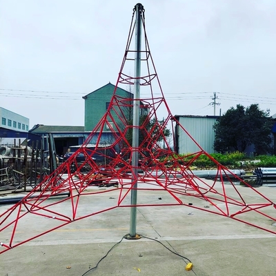 運動場装置のためのピラミッドPlayset注文の上昇の純8x8x6m