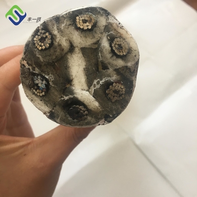 沖釣りの網ロープ22mm PP繊維は電流を通された鋼鉄中心ワイヤー ロープに塗った
