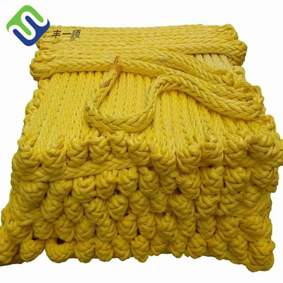 30mmx220m青いUhmwpeロープ12の繊維海洋の編みこみのスペクトルのコード